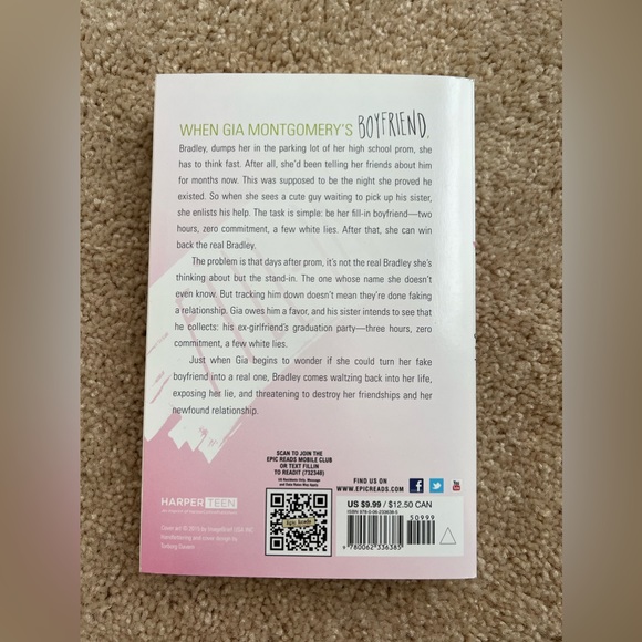 The fill in boyfriend by Kasie West - Picture 2 of 2